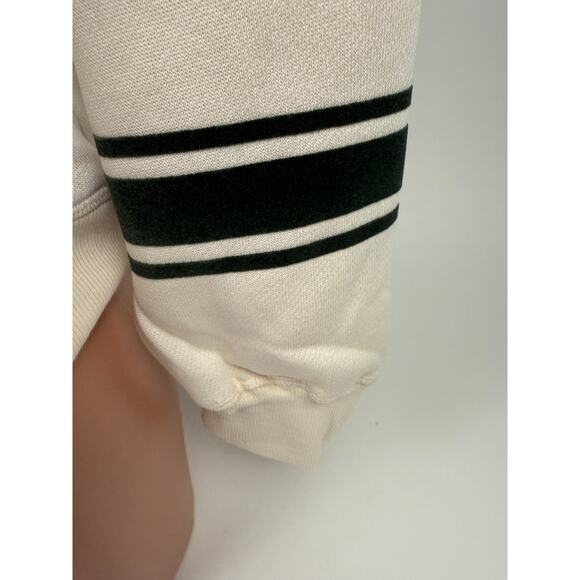 Victoria's Secret PINK Long Sleeve Full Zip Ivory Hoodie Sweatshirt  Size XS - Picture 3 of 10